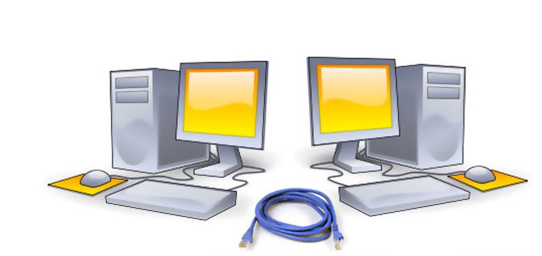 Connection-with-network-cable