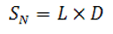  The formula of the nominal capacity of the tape