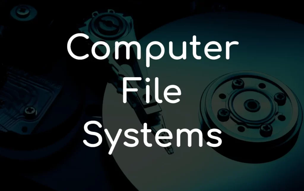 file and system file